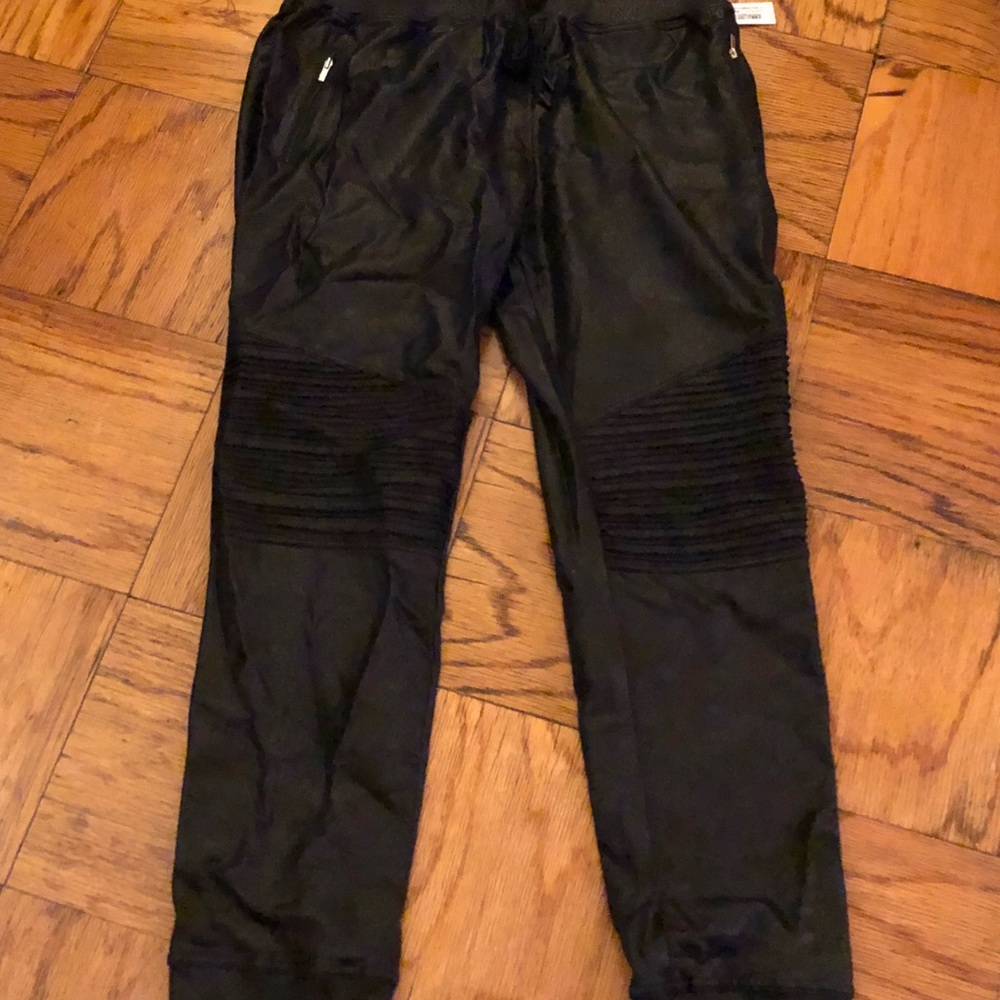 NEW Glazed Terry Moto Jogger Pants